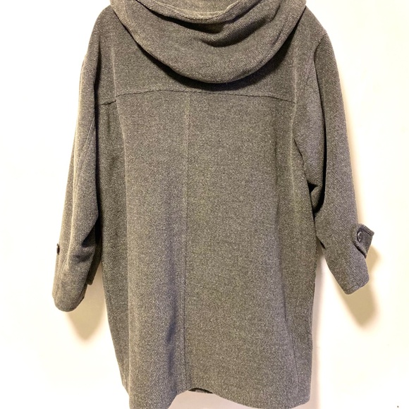 Henry White Wool Hooded Coat EU Small - Picture 8 of 8